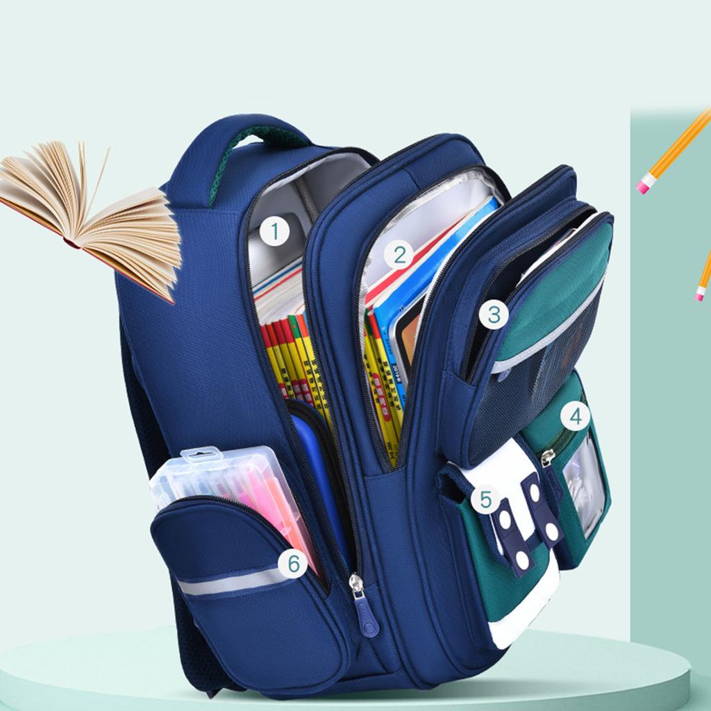 Capybara Backpack Lightweight Large Capacity School Bag Breathable Casual Daypack for Kids with Adjustable Strap