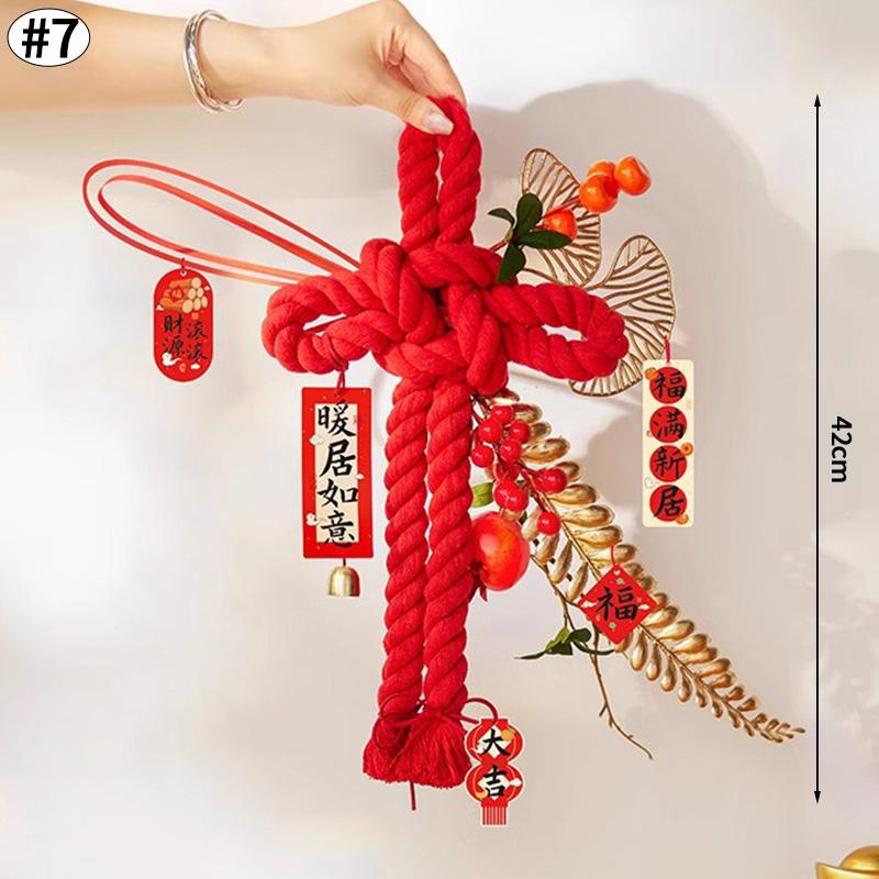 Chinese Knot Tassel Pendant Housewarming Moving Home Gift Decoration Hanging Door Pendant Festival Decorative Ornaments