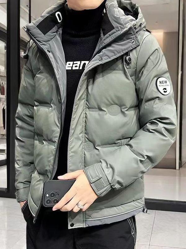Men's 2024 Winter Hooded Down Jacket - Trendy, Thick, High-Quality, Cold-Protection, Warm Duck Down Coat