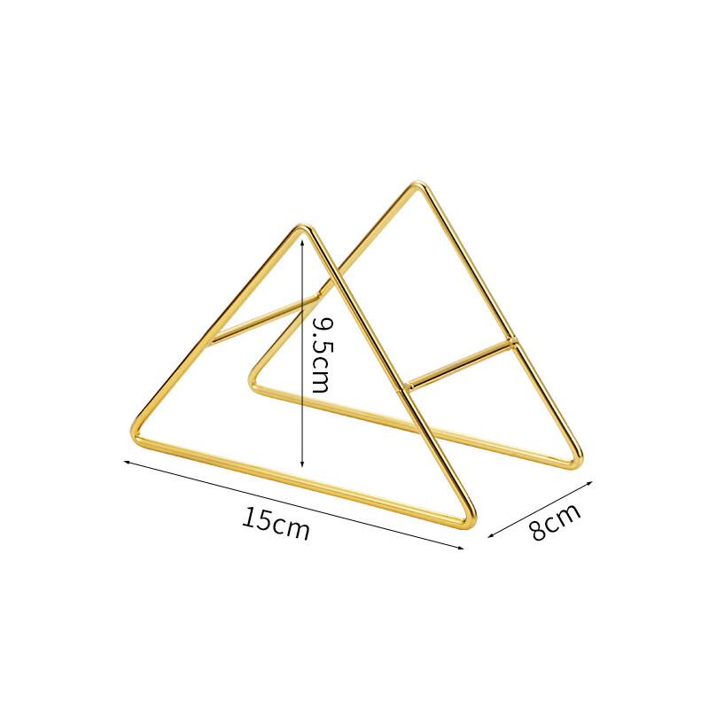 Yang Ge Food-Grade Transparent Bone Dish with Golden Storage Base