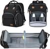 Diaper Bag, Backpack with Changing Station, Waterproof Baby Bag for Boys & Girls, USB Charging Port for Parents, Travel Backpack