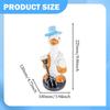 Duck Figurine Garden Statue Cartoon Decorative Housewarming Decor Resin for Home Outside Porch