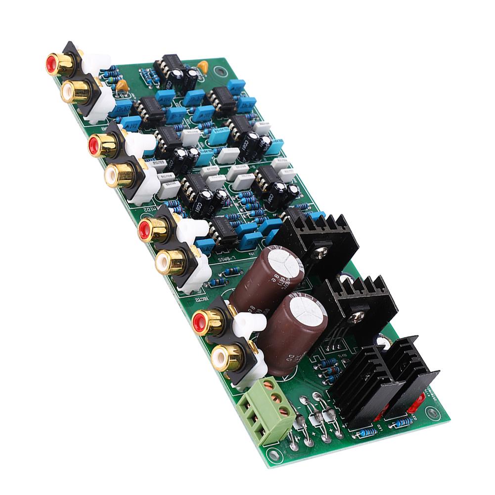 LinkwitzRiley 3way Electronic 6Channel Frequency Dividing Board 310HZ3.1KHZ