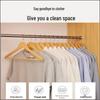 Solid Wood Clothes Hanger for Clothing Stores, Hotels, Home Storage - Suitable for Children and Adults, Simple and Practical Design