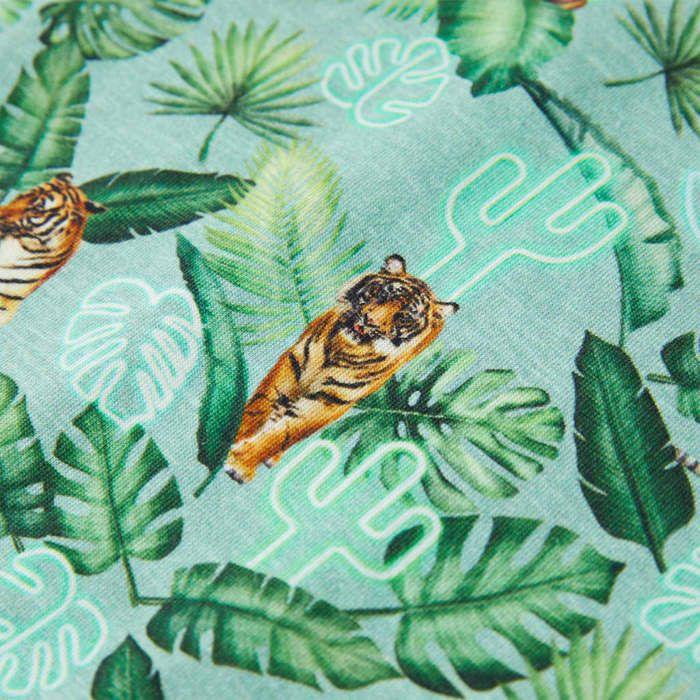 T-shirt pour enfants mélange vert clair 5 dimensions disponibles