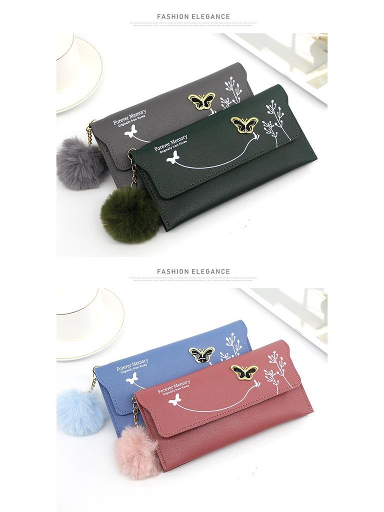 2023 Urban Minimalist Women's Solid Color PU Leather Wallet
