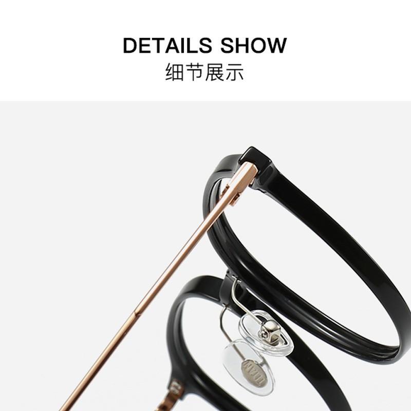 Tr Ultra-Light Whitening Glasses Frame Women'S 30500 Myopia Can Be Matched With Degree Flat Glasses Trendy Men'S Glasses