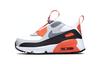 Nike Air Max 90 Toggle Mid top Dětské boty Šedá Bílá Oranžová Kojenci a Batolata CV0065-100