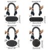 Handbag Shoulder Bag Bottom Shaper Pad & Hand-Strap Handle Set Leather Tote Bag Woven Bag DIY Accessory for Women Girl