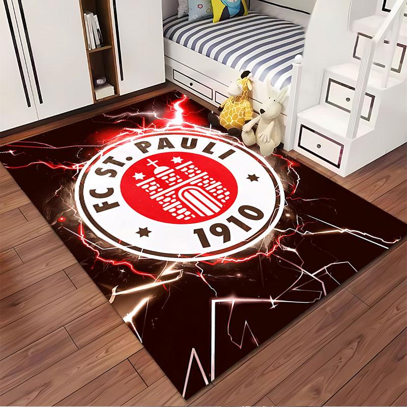 FC St. Pauli Logo Carpet Suitable As a Non-slip Mat for the Living Room or Bedroom Sofa