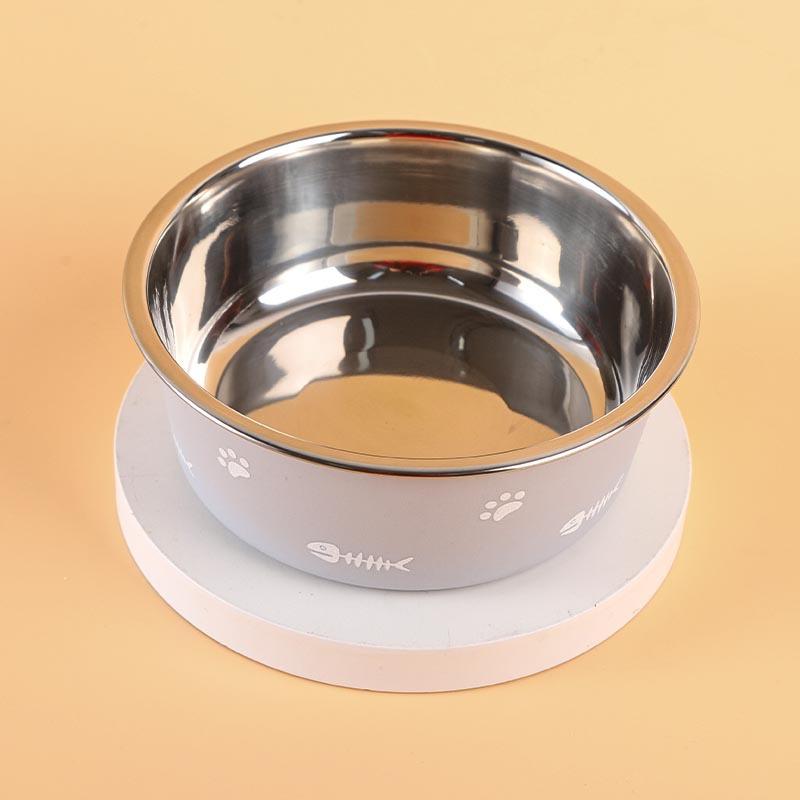 Pet Stainless Steel Dog Bowls, Dog Food Bowls, Anti-tipping Dog Bowls, Drinking Water Bowls, Dog Food Bowls, Cat Bowls and Other Supplies