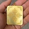 Mini Tangka Box Charms Nepal Boxes Pendant Tibetan Buddha Jin Gangchu Pendants Modern Creative Alloy Charm for Necklace Couple Ornaments Holiday Gift