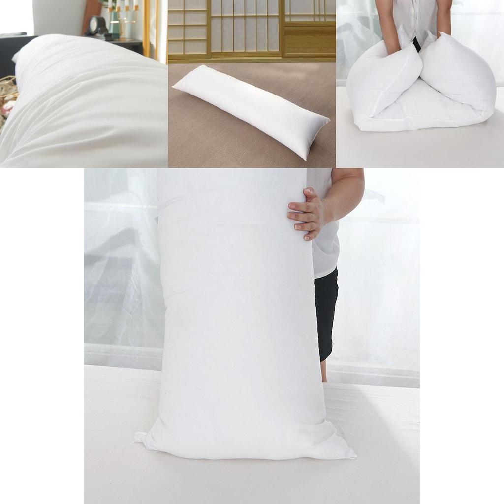 Luxuriously Soft 150 X 50cm Anime Dakimakura Hugging Long Pillow Inner Body Cushion In White