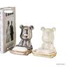 Light Luxury Bear Soap Box Ceramics Bathroom Holder Dish Golden Storage Drain Plate Tray Shower Supplies Gadgets