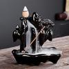 Creative Ceramic Buddha Hand Rockery Backflow Incense Burner for Home or Office