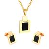 [Shell Necklace And Earrings Set Korean Elegant Personality Versatile Jewelry Accessories]