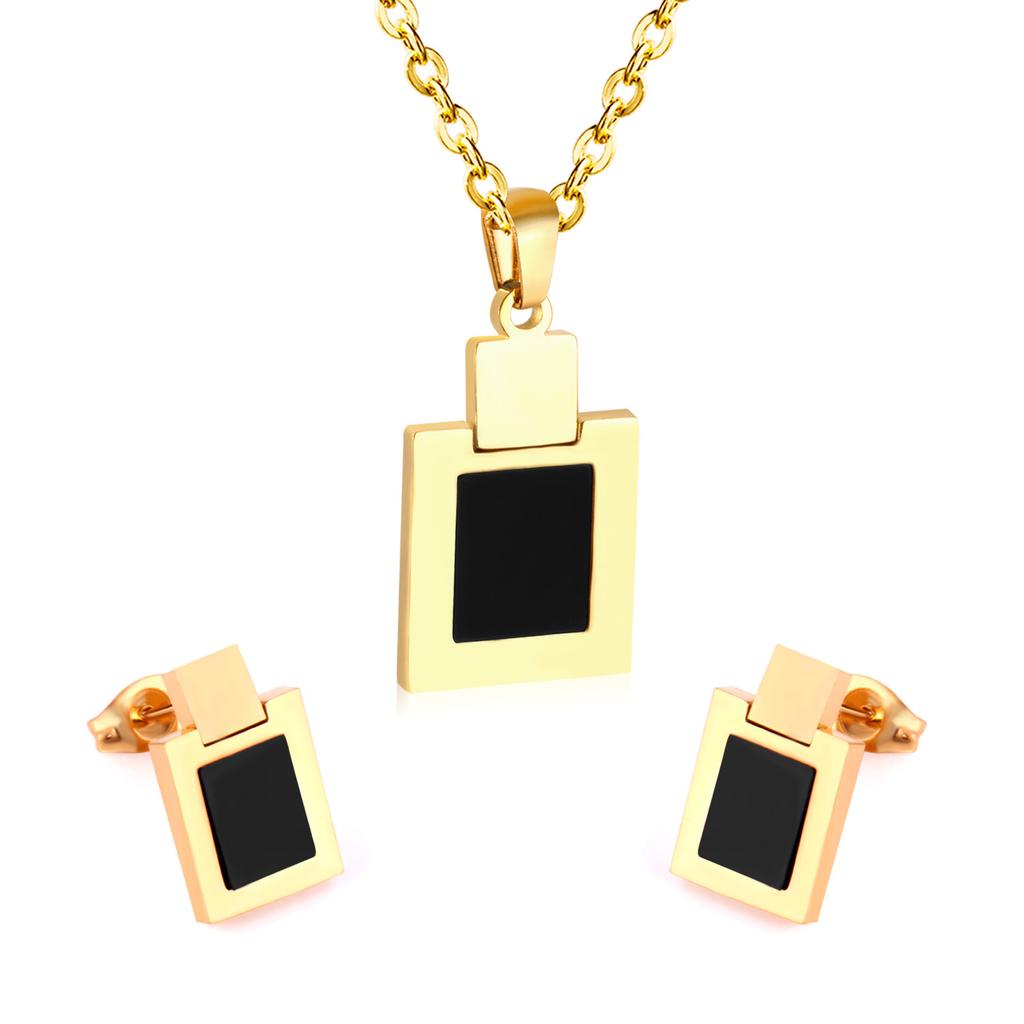 [Shell Necklace And Earrings Set Korean Elegant Personality Versatile Jewelry Accessories]