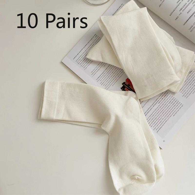 

10 пар женских дышащих дезодорирующих носков-гольфов для осеннего месяца 10 Pairs