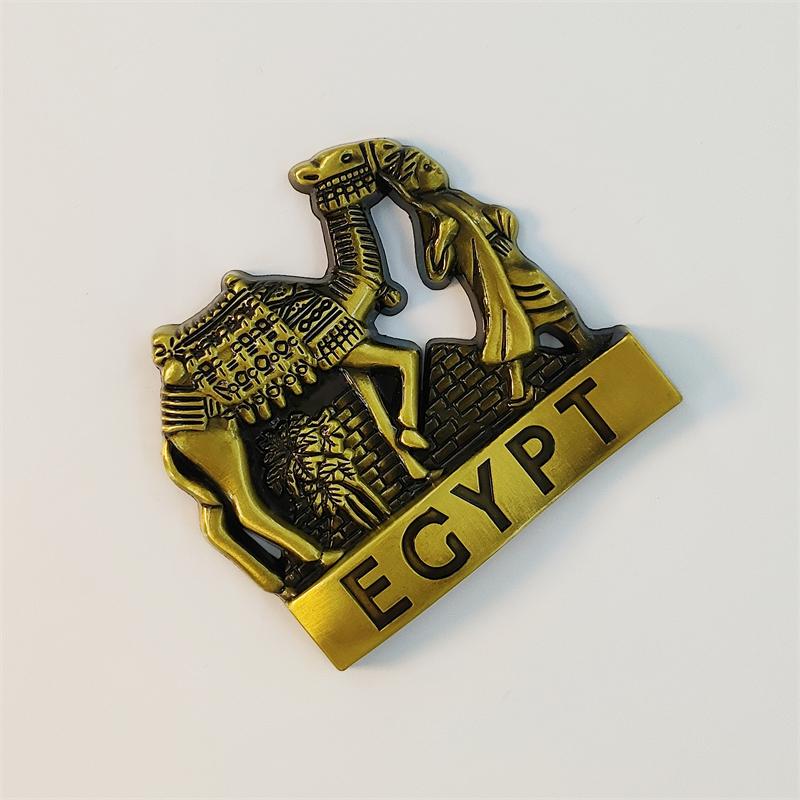 Egipto camello Pirámide 3D Estereoscópico Souvenirs de Turismo Decoración de Metal hogar Imanes para Refrigerador