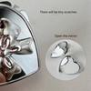Lovely Bowknot Love Heart Charm Pendant Portable and Sturdy Acrylics Alloy Keychain Accessory for Fashionable Women