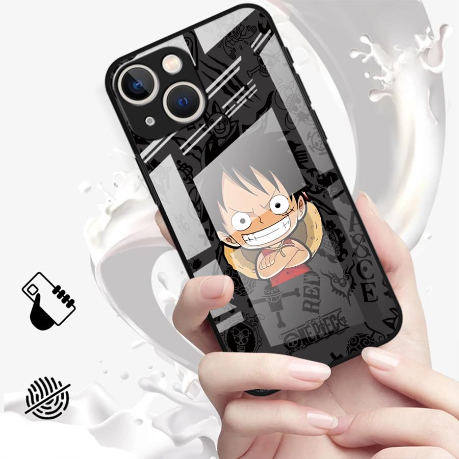 Case for iPhone 17 Pro Max 13 15 Plus 14 Air 11 16 XR 8 12 Glass Phone Cover OneS P-ieceS LuffyS
