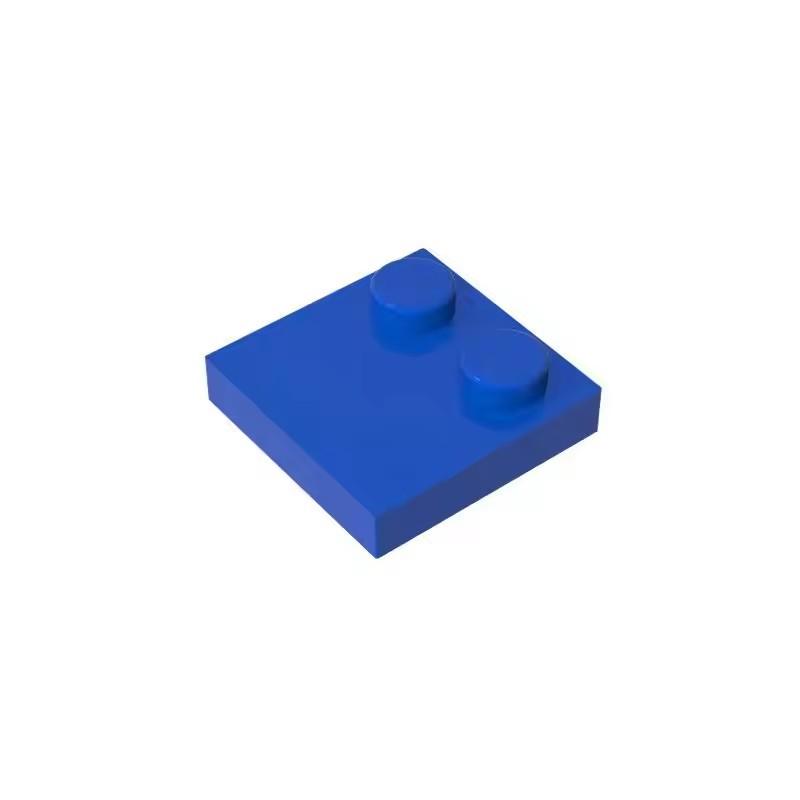 100pcs MOC Bricks Compatible Assembles Particles 33909 2x2 Half Edge 2 Bump Base Plat Building Blocks Parts Kid Toys