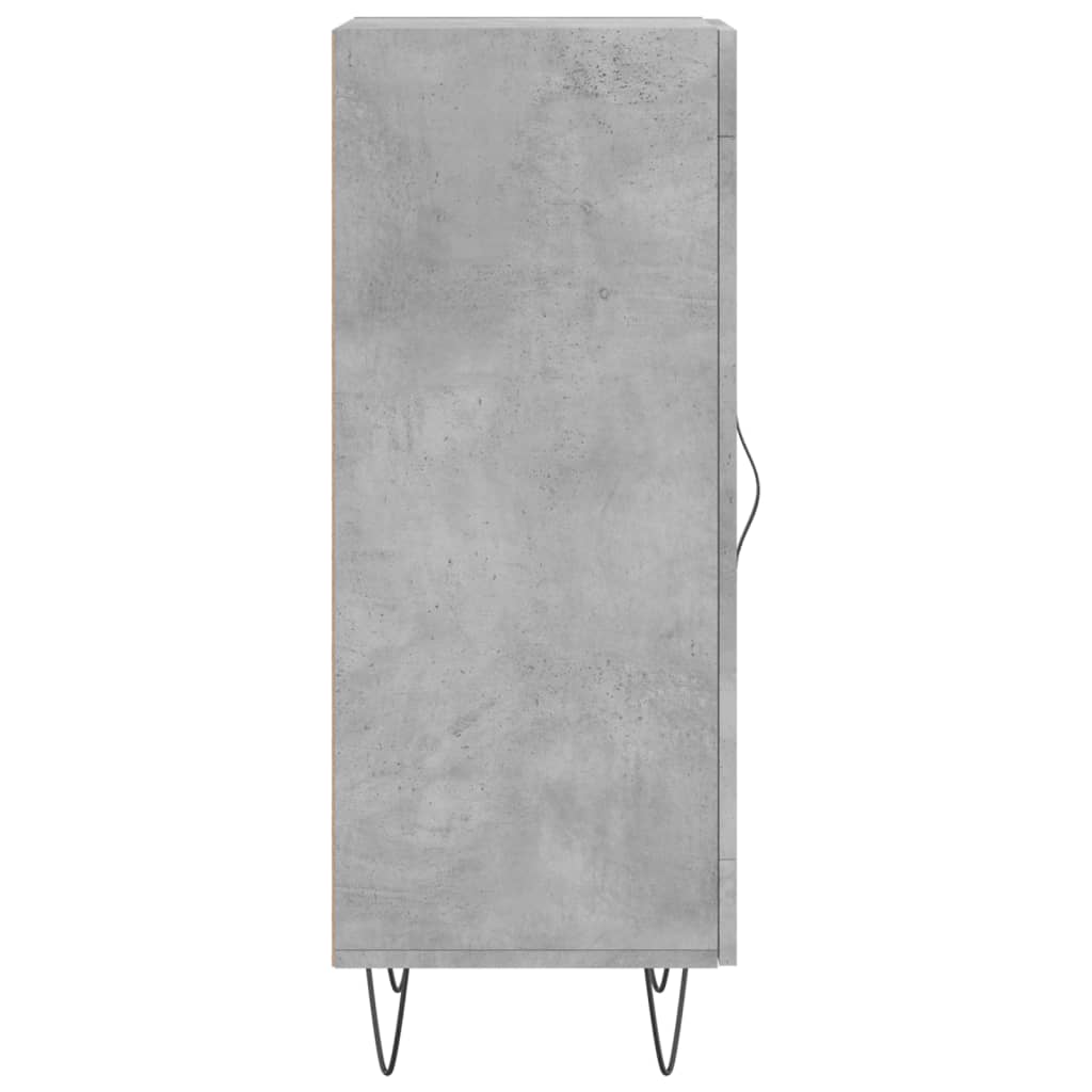 Sideboard Concrete Grey 34.5 x 34 x 90 cm Engineered Wood
