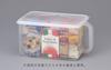 Inomata Chemical Storage Handy Shallow x 32cm x Set of Made in with 9198 (Inomata-k) Container, Stocker, Type, Natural, 5L, 18.7cm (W) (D) 15.4cm (H),