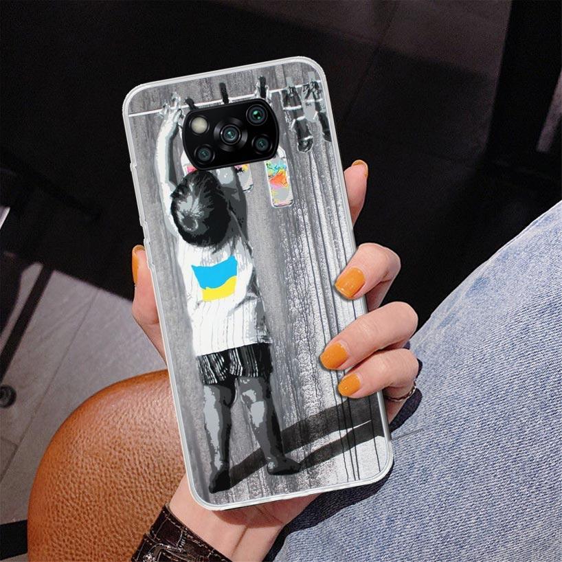 

Street Art Banksy Graffiti Phone Case For Xiaomi Poco X7 X6 X5 Pro F7 Ultra Redmi 15C 15 13C 13 12C 12 10 10A 10C 9 9A 9C 9T Cov Redmi 12C