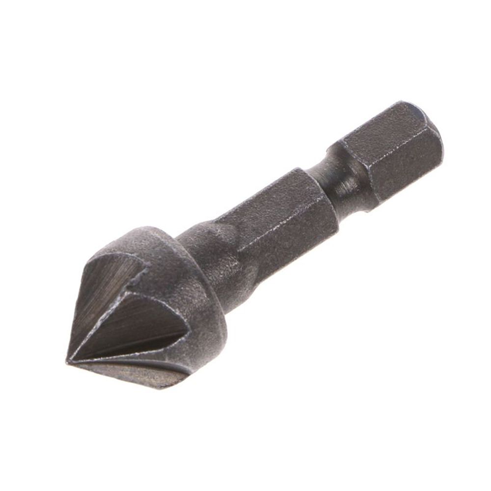 Cutting Remove Burr Tools Countersink Drill Deburring Drilling 1/4" Hex Shank Chamfer Bit Cutter