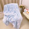 Cartoon Flannel Throw Blanket | Thick, Non-Shedding, All-Season Use for Dorms, Sofas, Cars