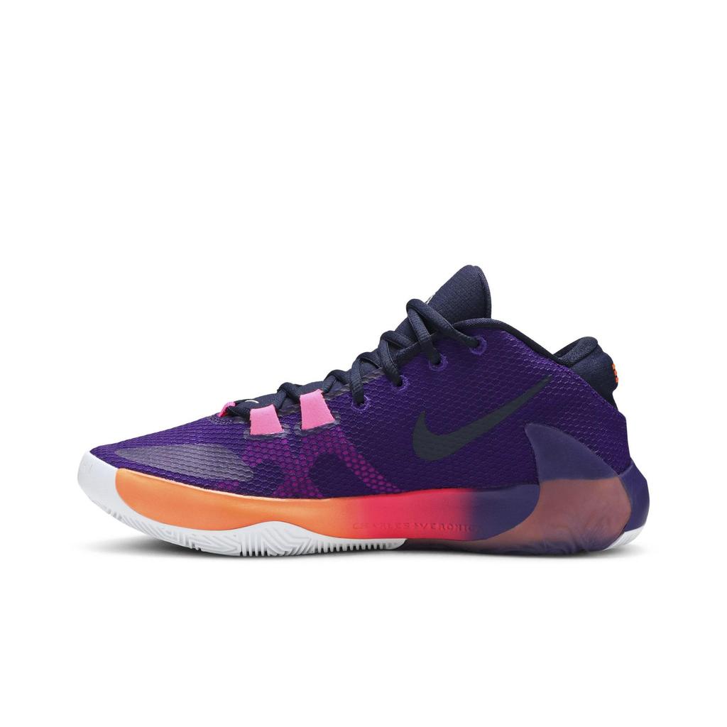Nike Zoom Freak 1 'All Bros 4' Gamer Exclusive (Unisex) Voltage Purple / Blackened Blue Basketball Shoes DA4811 500