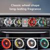 Car Air Freshener Air Outlet Rotating Fan Perfume Vent Clip Decor Vehicle Fan LED Light Aromatherapy Auto Interior Accessories