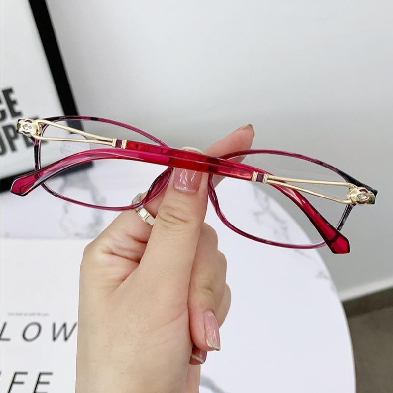 Reading Glasses for Women Graded +1.0~+4.0 TR Anti Radiation Anti-blue Presbyopic Reading Eyewear