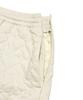 Lee Heart Quilted Mini Skirt Ivory