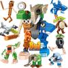 Italienische Hirnfäule Tiere Tung Tung Tung Sahur Bausteine Tralalelo Tralala SharkBricks Spielzeug Geschenk für Kinder