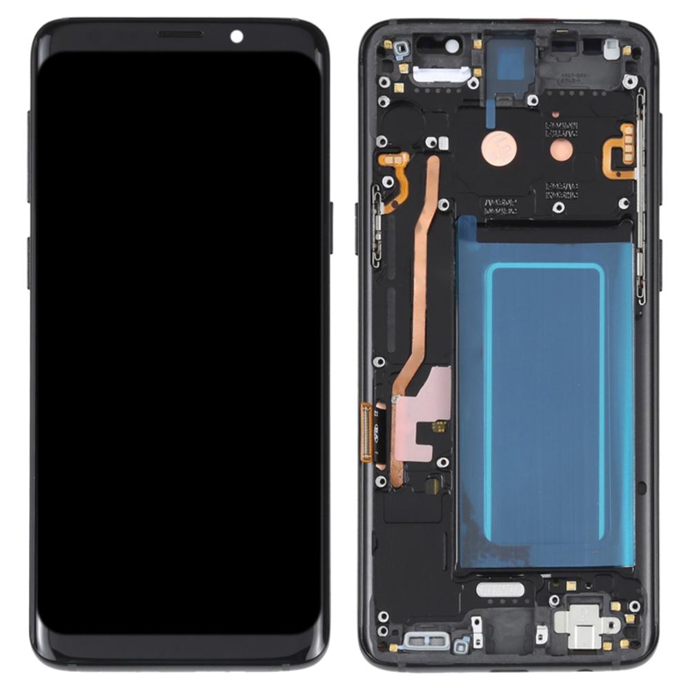 

For Samsung Galaxy S9 G960 Grade C OLED Screen and Digitizer Assembly+Frame Replacement Part (Without Logo) Black