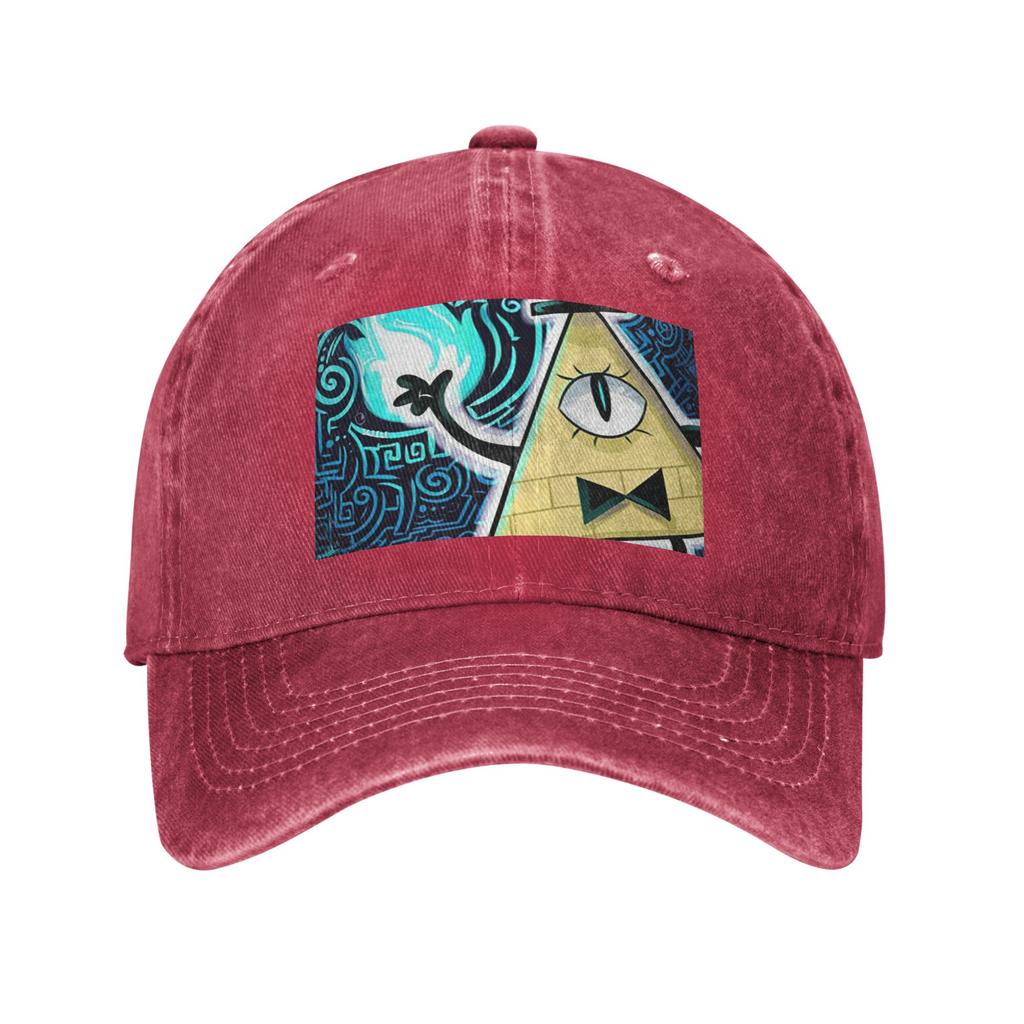 Cartoon Gravitys Falls Denim Fabric Cap Casual Baseball Caps Adjustable Hat Summer Unisex Baseball Hats