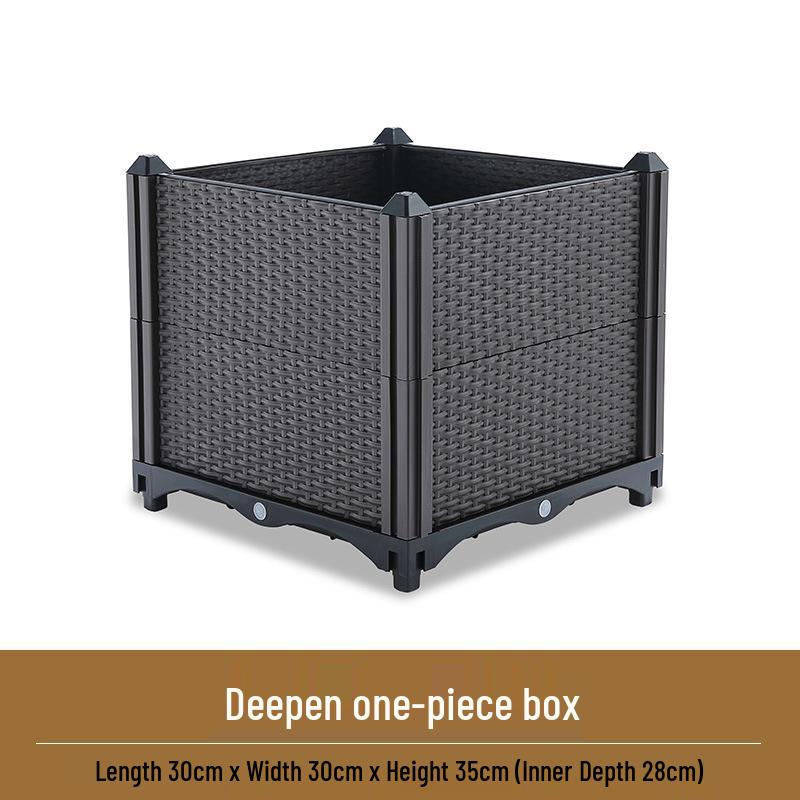 Extra Large Multi-layer Rectangular Planting Box for Home Balcony - Ideal for Fruits, Vegetables, and Flowers