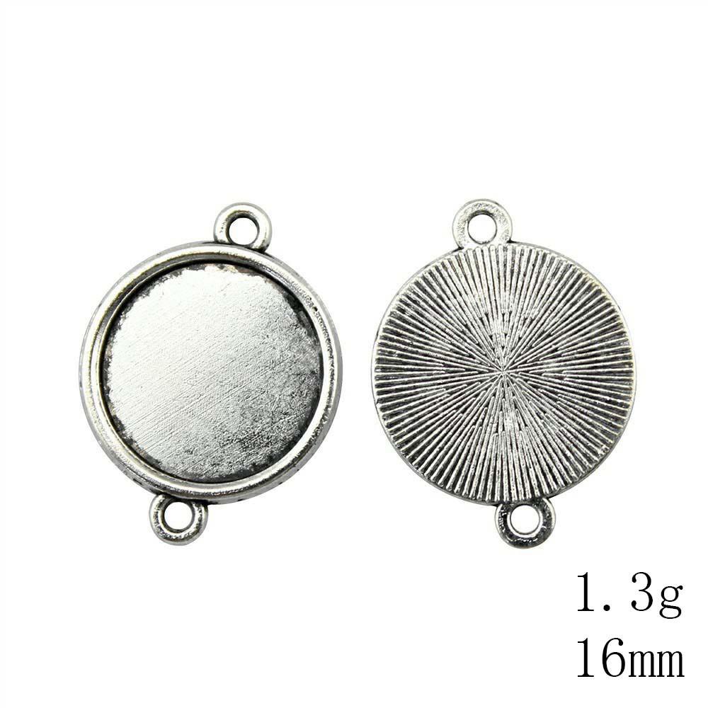 Back To School Jewelry And Accessories Fit Round 16mm Glass Cabochon Base Setting Tray Accessories Parts Items Accessories Accessories
