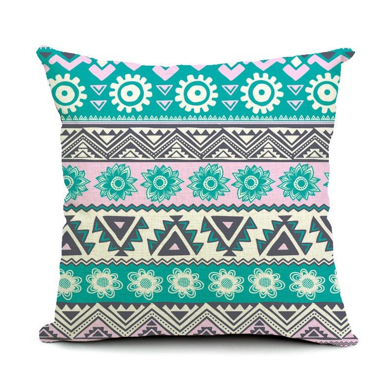 Premium Cotton Linen Bohemia Style Waist Throw Pillow Case For Stylish Home Decor
