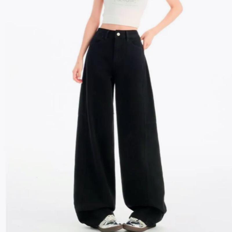 Russian Cross-Border Women s Hot-Selling Jeans 32 чёрный