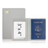 Étui pour passeport en cuir synthétique pour homme et femme, porte-cartes de crédit, porte-cartes de visite, porte-monnaie de voyage