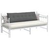 Back Cushion Dark Grey 160 X 19 X 50 Cm Fabric