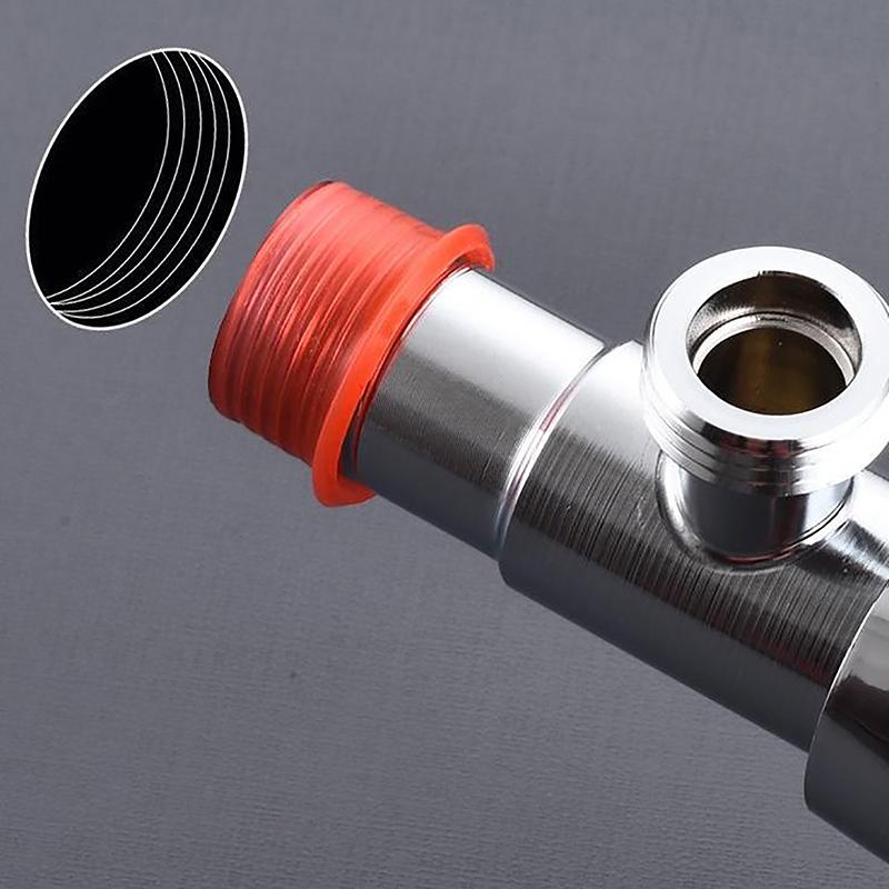 50 Stück Wasserhahn-Dichtungsdichtung, Silikon-Rohriemen, Dreieckventil, Gummirohrschlauch, verhindert Tropfen und Leckage