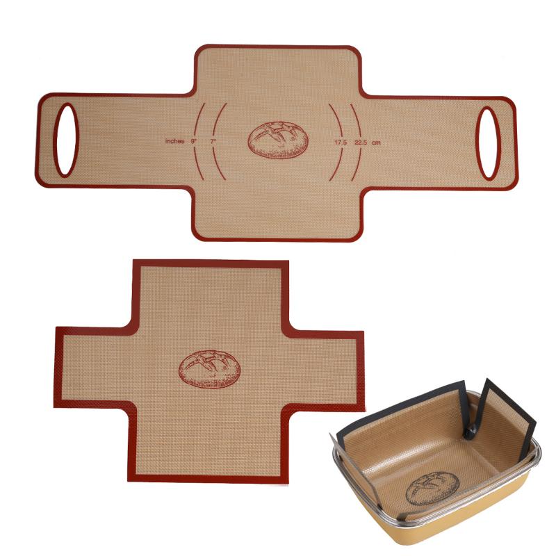 Silicone Bread Baking Pan Liner, Reusable Non-Stick Bread Baking Pan Mat, Silicone Baking Mat, Bread Baking Pan, Heat Resistant