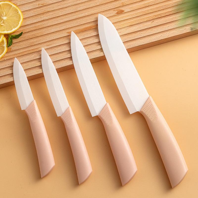 Ceramic Knife Household Fruit Knife Sharp Kitchen Cutting Knife Anti Slip Knife Set Baby Food Peeler Tool