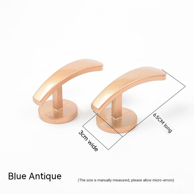 1 Pair Vintage Modern Curtain Hooks Wall Mounted Aluminum Alloy Wall Hanger Home Decor Accessories