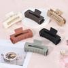 4 Inch Big Hair Claw Clips 6 Pcs for Thick Hair Square Hair Clips for Women Rectangle Nonslip Acrylic Banana Jaw