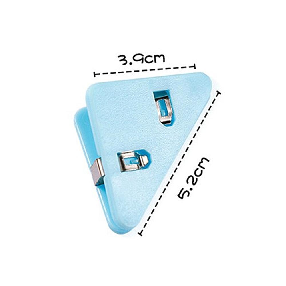 5/10Pcs Solid Color Triangle Corner Clips Page Holder Paper Clip Office Accessories Photo Clamp School Supplies Stationary